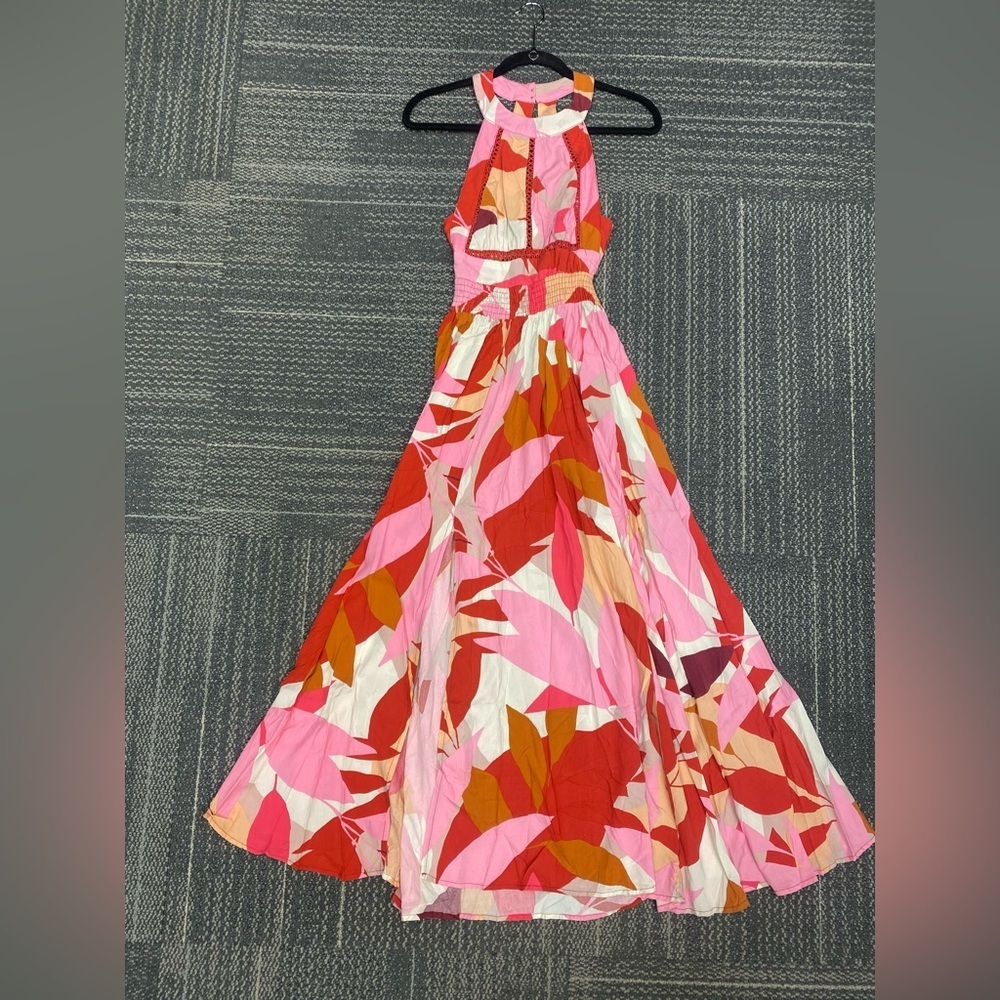 Anthropologie Abel the Label Brand Frankie Halter Maxi Dress Size Small